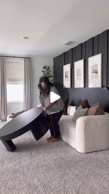 Naomi Vega | Content Creator on Instagram: "Back in stock‼️ in both colors and under $250! 

This coffee table sells out so fast every time so get it home before the holidays 🖤🙌🏼

Comment NEED below to receive a DM with the link to shop this post on my LTK ⬇ 
https://liketk.it/4UhY2 

#home #homedecor #coffeetable #interiordesign #interiordecor #interiordecorating #interiordecoration #interiorinspo #interiorstyle #interior #homedecor #homedecoration #homedecorating #homedesign #transformation #howto #makeover #reels #livingroom #livingroomdecor #livingroomdesign" Loft Ideas Upstairs Cozy, Loft Ideas Upstairs, Living Room Inspiration Apartment, Casual Living Room, Modern Apartment Living Room, Sitting Room Design, Comfy Living Room, Loft Decor, Modern Apartment