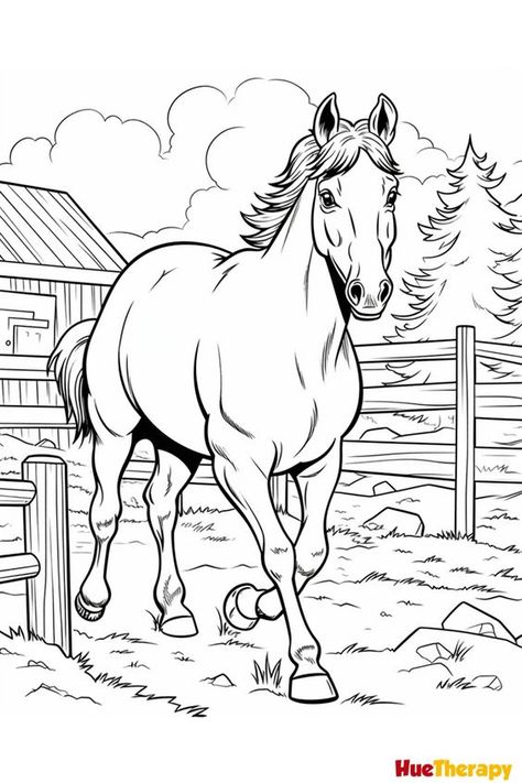 Coloring Pages for Adults Coloring Pages Of Horses, Horse Coloring Pages Free Printable, Printable Horse Coloring Pages, Zen Colors, Horse Coloring Pages, Detailed Coloring Pages, Leather Art, Horse Coloring, Free Printable Coloring