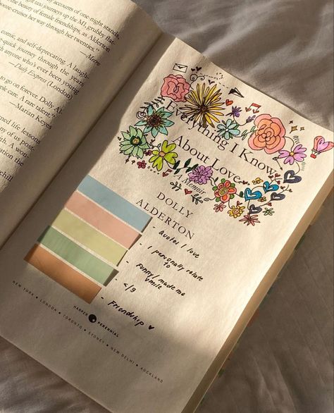 Book Annotation Tips, Everything I Know About Love, Dolly Alderton, Book Tabs, Book Reading Journal, Book Annotations, Reading Motivation, Page Markers, Book Annotation