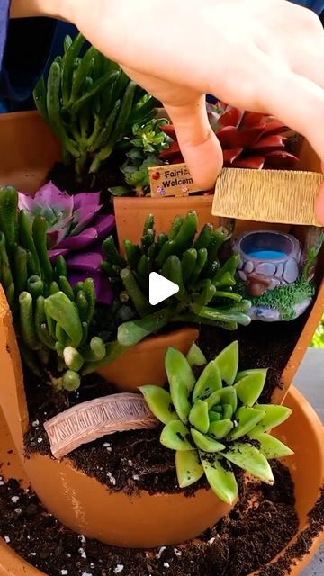 5-Minute Green on Instagram: "crafting fairy garden delight 🪴🧚‍♀️ #diy #fairycore #pot #garden #xraft #5mingreen #flowers" Fairy Garden Flower Pot, Fairy Garden Flowers, Pot Garden, Flower Pot Garden, Garden Flower, Flower Pot, Fairy Garden, Flower Pots, Flower Garden