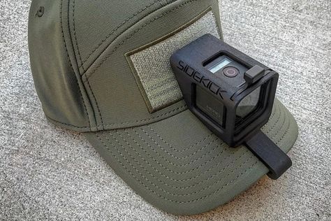 sidekick-gopro-cap-mount-2 Go Pro Accessories, Urban Survival Kit, Shoot Video, Gopro Video, Tactical Life, Tac Gear, Tech Bag, Tactical Gear Loadout, Prepper Survival