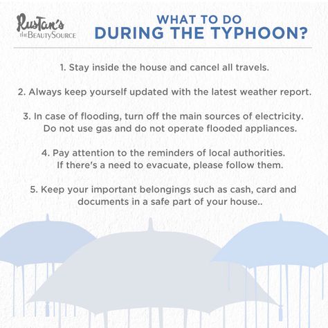 Here are some safety tips to keep in mind during a typhoon. Before During After Typhoon, Preparedness Plan, Emergency Preparedness Plan, Weather Report, Emergency Preparedness, Safety Tips, Survival Skills, Keep In Mind, Turn Ons