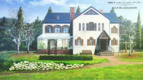 Animated House, Anime Houses, Room Anime, Installation Architecture, Anime House, Studio Ghibli Background, Episode Interactive Backgrounds, Anime Places, Episode Backgrounds