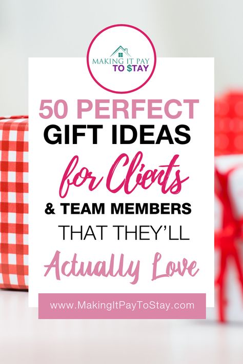 50 Perfect Gift Ideas for Clients and Team Members That They’ll Actually LOVE Business Gift Ideas For Clients, Christmas Gift Ideas For Business, Department Gift Ideas, Inexpensive Team Gifts, Customer Appreciation Gifts Christmas, Giveaway Gift Ideas Business, Team Member Gifts Ideas, Marketing Introduction Gifts, Client Birthday Gift Ideas