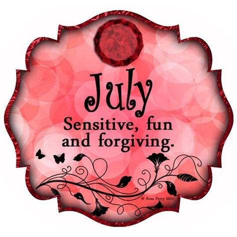 July July Babies Quotes Birth Month, July Birth Stones, July Baby Quotes, Tammy And The Bachelor, Happy New Month Quotes, Birth Symbols, July Images, Birth Stones, Hello July