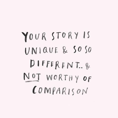 Your journey is different than anyone else's.  Your purpose is unique to you!  Sure there may be similarities, but overall, noone can be you, and you cant be anyone else.  You are right where you are supposed to be. Dont compare to others.  Focus on what you are doing and enjoy the ride. Embrace your journey! Embrace your new beginning! Be you! Fina Ord, Motiverende Quotes, Note To Self, Pretty Words, The Words, Beautiful Words, Your Story, Mantra, Inspirational Words