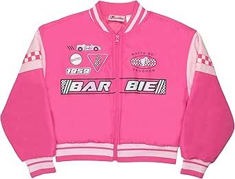 Jacket For Girls, Varsity Style, Girls Girl, Fashion Toys, Barbie Girl, Girls Jacket, Barbie Fashion, Girl Power, Zip Up