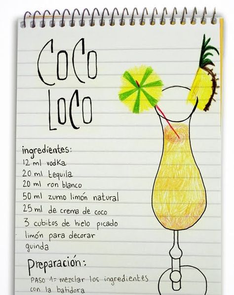 Cocteles: Coctel Coco Loco. Cocteles para locos zumbaos. Arte Del Cappuccino, Tropisk Fest, Tuna Tataki, Liquor Drinks, Alcohol Drink Recipes, Drinks Alcohol Recipes, Frozen Drinks, Alcohol Recipes, Adult Drinks