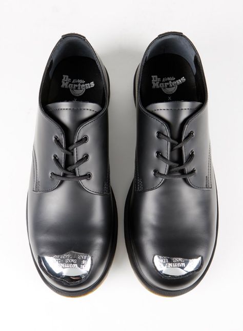 Raf Simons and Dr. Martens Are Back with Super Industrial, Terminator-Like Shoe in Second Collaboration | DA MAN Magazine Raf Simmons Doc Martens, Raf Simons Doc Martens, Raf Simons Dr Martens, Dr Martens Collaboration, Raf Simons Shoes, Raf Simmons, Man Magazine, Fashion Inspiration Board, Shoe Inspo