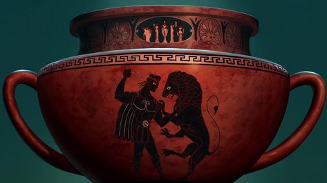 Classical Mythology on Twitter: "The art of Disney's "Hercules." Photos via Character Design References.… " Hercules Vase, Vase Inspiration, Hercules 1997, Hercules Disney, Classical Mythology, Disney Hercules, Roman Gods, Classic Disney, Character Design References