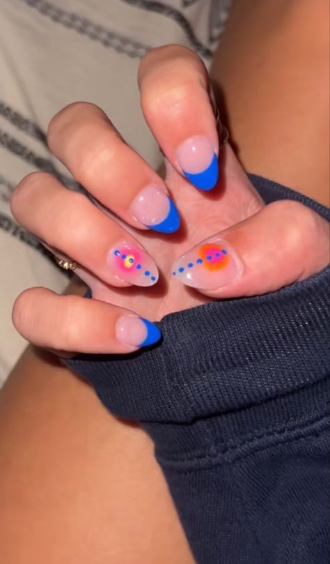 Nail Designs For Teens, Fun Summer Nail Designs, Vacation Nail Ideas, Teen Nails, Beachy Nails, Broken Nails, Simple Gel Nails, Casual Nails, Simple Acrylic Nails