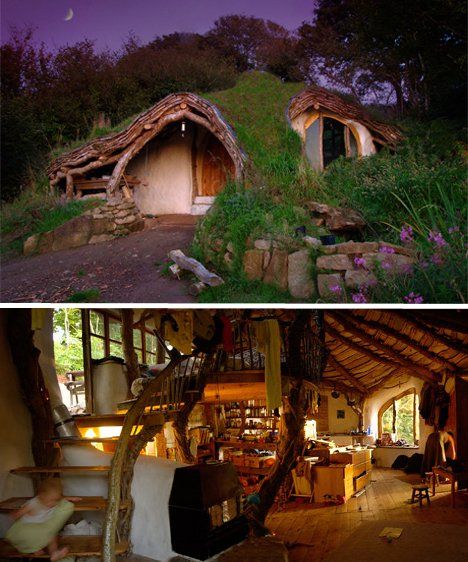 Case Sotterranee, Maison Earthship, Casa Dos Hobbits, Casa Hobbit, Eco Homes, Earthship Home, Earth Sheltered, Underground Homes, Cob House