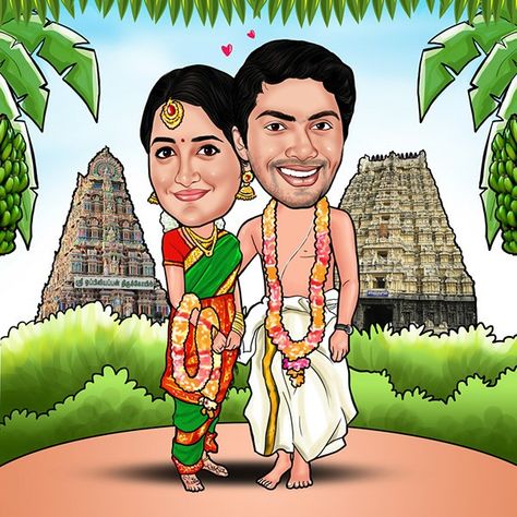 Indian Baby Shower Invitations, Brahmin Wedding, Wedding Couple Cartoon, Indian Baby Showers, Flex Design, Wedding Caricature, Caricature From Photo, Indian Baby, Indian Wedding Invitation Cards