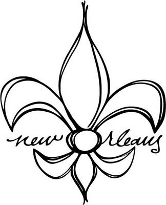 My Norfolk Nest: Fleur-de-Lis Fanatic Louisiana Tattoo Ideas, Fluer De Lis Tattoo, New Orleans Tattoo, Cooler Ideas, Fluer De Lis, Geaux Tigers, Flower Stencil, Grits, Lily Flower