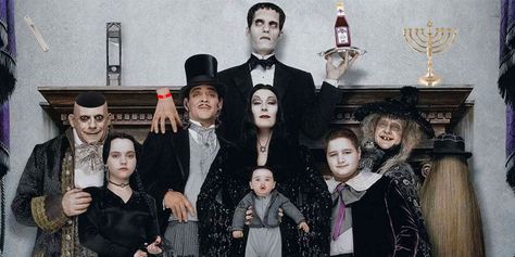 Which Addams Family Character Are You, Uncle Fester Costume, Adam’s Family Morticia, The Addams Family Musical Set, Uncle Fester Addams Family Musical, Addams Family Characters, The Addams Family 2019, Wednesday Addams Costume, Addams Family Values