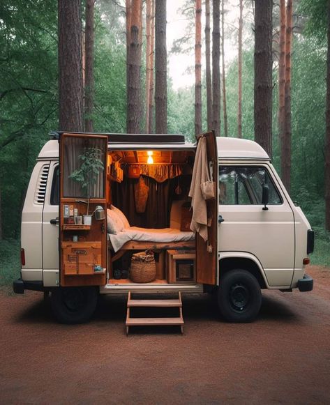 Old Vehicles, Camper Diy, Cozy Camping, Old School Bus, Tiny Camper, Campervan Life, Van Life Diy, Bus Life, Camper Living