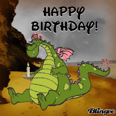 dragon birthday blingee | Happy Birthday Picture #122000826 | Blingee.com Puff The Magic Dragon, Pete Dragon, Magic Dragon, Dragon Movies, Dragon Tales, Disney Gif, Dragon Pictures, Year Of The Dragon, Birthday Pictures