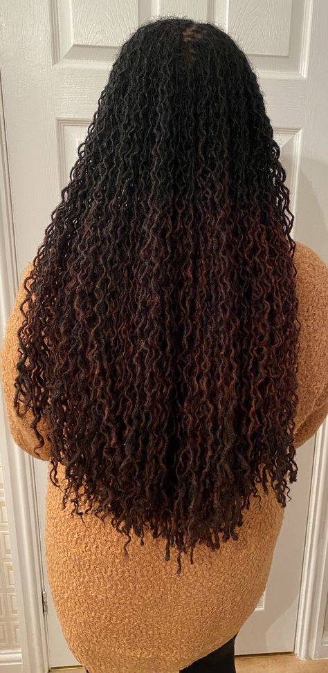 #MOLDIV Sista Locs With Extensions, Sisterlocks Styles Long Hairstyles, Sister Locs Hairstyles, Long Micro Locs, Colored Microlocs, Long Microlocs, Micro Locs Vs Sister Locs, Long Sisterlocks, Microlocs Inspiration