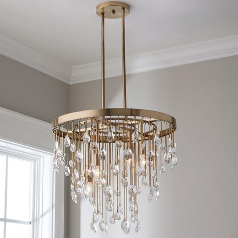 Crystal Springs Chandelier Rh Crystal Chandelier, Crystal Farmhouse Chandelier, Bathtub Chandelier Master Bath, Bathtub Chandelier, Chandelier Over Bathtub, Tub Chandelier, Chandelier Over Tub, Closet Chandelier, Small Crystal Chandelier