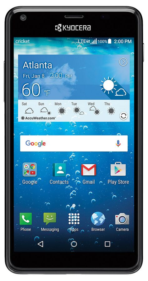 Kyocera Hydro VIEW Front Cricket Wireless, Phone Deals, Unlocked Cell Phones, Feature Phone, Boost Mobile, Window Blinds, Messaging App, Smartphone Case, 4g Lte