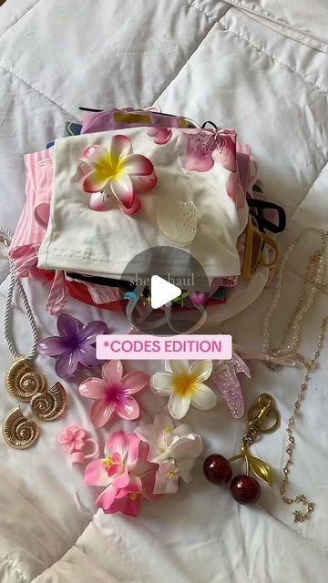 tania 🍒 on Instagram: "everyone is HIGHLY requesting the codes so here you go! 💗💗💗 my shein link is also in my bio!!!! ✨

#shein #sheinhaul #unboxing #summer #summervibes #aesthetic #haul #fashion #pinterest #trendingreels #trending #explore #explorepage #springfashion #spring #tryonhaul #ootd #outfitinspo" Shein Codes Summer, Shein Codes, Shein Haul, Shein Outfits, Boho Summer, Summer Vibes, Spring Fashion, Summer Outfits, Ootd