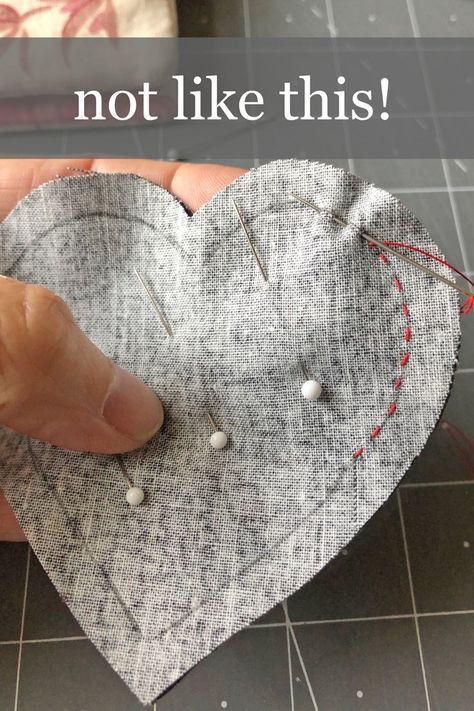 Hand Sewing Tips, Hanger Covers, Ann Wood, Hand Sewing Projects, Fabric Hearts, Fabric Heart, Sewing Stitches, Small Sewing Projects, Up Book