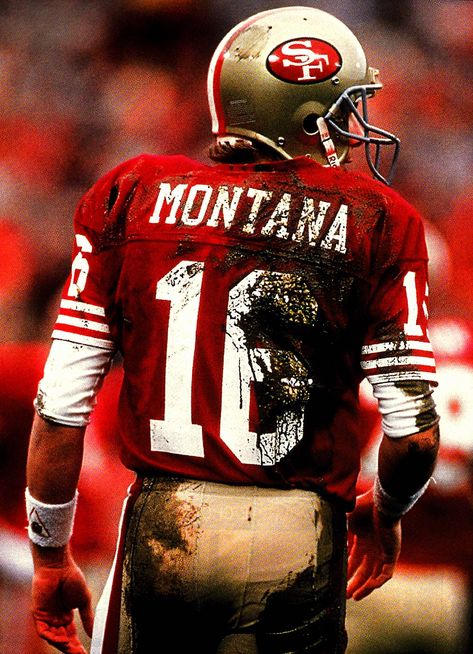 Nfl Football 49ers, Forty Niners, Texans Football, Nfl 49ers, Joe Montana, 49ers Football, Sf 49ers, Nfl History, Joe Cool