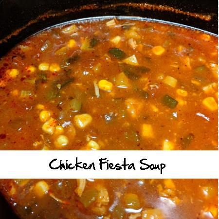 Chicken Fiesta Soup – I will make crafts and cook better Chicken Fiesta Soup, Fiesta Soup, Chicken Fiesta, Fiesta Chicken, Stewed Tomatoes, Yellow Squash, Boneless Skinless Chicken, My Food, Enchilada Sauce