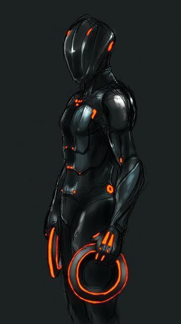 Tron Art, Mode Cyberpunk, Kule Ting, Tron Legacy, Futuristic Armour, Sci-fi Armor, Arte Robot, Pahlawan Super, Cyberpunk Character