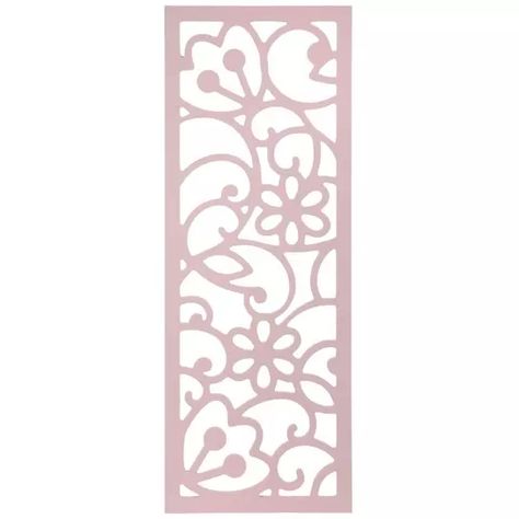 Hobby Lobby Girls Room, Grass Flower Wall, Pink Floral Wall, Cherry Blossom Decor, Mdf Color, Pink Pampas Grass, Bedroom 2024, Hobby Lobby Decor, Wall Decor Hobby Lobby