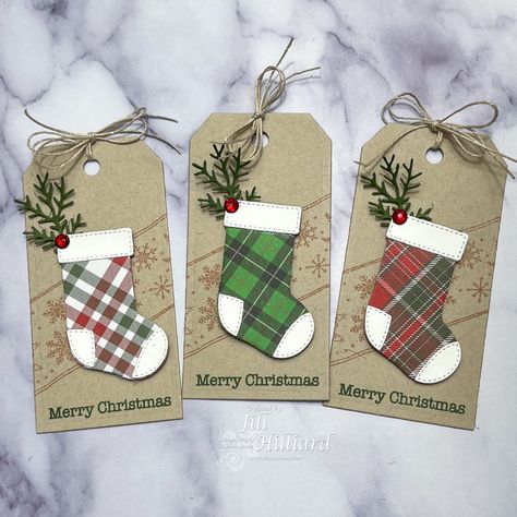 It’s a week of Christmas tags over at Stamp Simply! Do you love to make tags? I like to make them smaller so they are quick and easy. Add them to a wrapped box or gift… View Post Homemade Christmas Tags, Christmas Tags Diy, Christmas Gift Tags Stampin Up, Old Fashioned Christmas Stockings, Christmas Tags Handmade, Tags Stampin Up, Christmas Stocking Tags, Diy Christmas Tags, Christmas Gift Tags Free