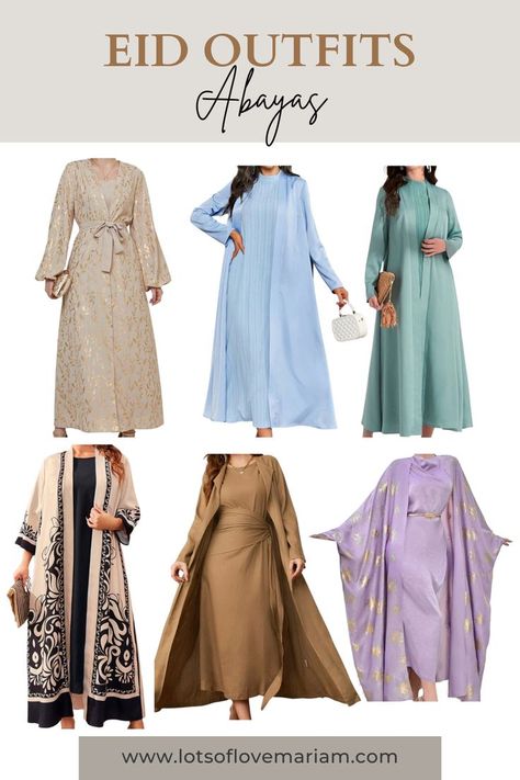 Many people like to dress in traditional clothing and if that is you then this post isn't for you. However, as I know some people like to wear modern outfits, I thought I would create a blog post with modern eid outfit ideas. Along with modest dresses, I have also found some stunning affordable abayas for those who just want to keep it simple but look dressed up. modest outfit ideas, eid outfit ideas, eid fits, eid outfits, spring outfits #eidoutfitideas #simpleeidoutfitideas #springoutfits Simple Eid Outfit Ideas, Eid Fits, Eid Outfits Ideas, Eid Outfit Ideas, Modest Outfit Ideas, Create A Blog, Eid Outfit, Modest Outfit, Eid Outfits