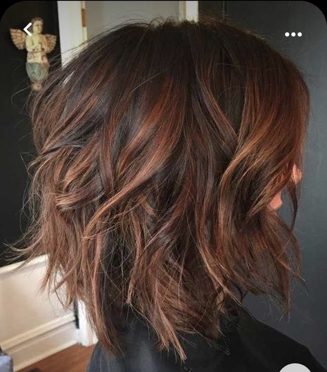 Wedding Hair Color Ideas, Wedding Hair Color, Chocolate Auburn Hair, Wedding Hair Colors, Fall Hair Color Trends, Thick Wavy Hair, Hair Color Auburn, Lob Hairstyle, Auburn Hair