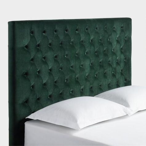 Headboards Ideas, Custom Upholstered Headboard, Affordable Bedroom Furniture, Green Headboard, Queen Upholstered Headboard, Affordable Bedroom, Velvet Headboard, Best Bedroom, King Size Headboard