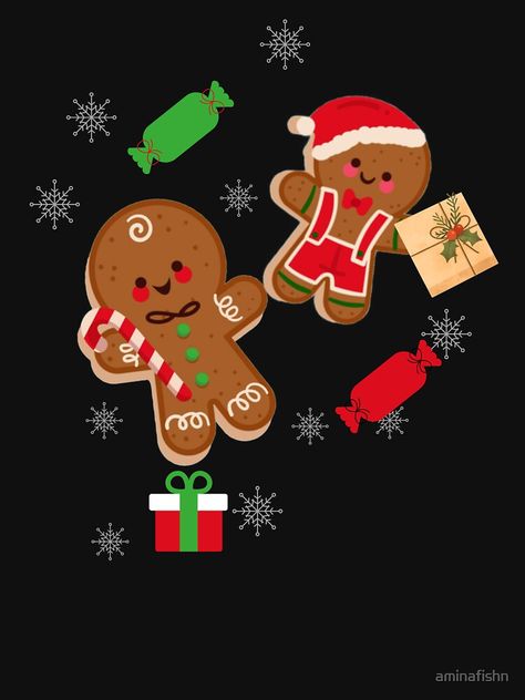 "christmas candy give gingerbread premium t-shirts" T-shirt by aminafishn | Redbubble Ginger Bread Christmas, Ginger Cookies Christmas, T Shirts Diy, Bread Christmas, All Things Gingerbread, Shirts Diy, Funny Christmas Tshirts, Cookies Christmas, Christmas T Shirts