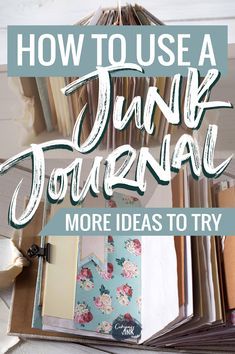 How To Bullet Journal, Papel Vintage, Smash Journal, Glue Book, Art Journal Techniques, Diy Papier, Vintage Junk, Vintage Junk Journal, Diy Journal