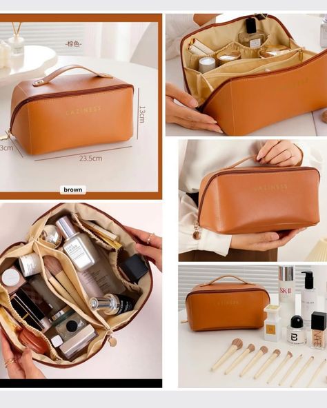 *Imported Cosmetic Bag/ Makeup Bag For Women And Girls* ‼️🖤‼️🖤‼️🖤‼️🖤‼️ Material:- Pu Leather Size:-12x4 Inch LxH Closure Zipper Handle Held One Pocket At Inside Cosmetic uses Things Pocket 👌👌👌👌👌 🖤‼️🖤‼️🖤‼️🖤‼️🖤‼️ *Price:-260 free shipping* 1 ship :- 5 pcs Travel Makeup Bag, Bag Makeup, Makeup Bags Travel, Travel Makeup, Female Travel, Bag For Women, Large Bags, Cosmetic Bag, Makeup Bag