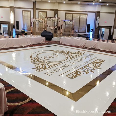 Monogram Dance Floor, Wedding Floor Decal, Dance Floor Vinyl, Wedding Floor, Engagement Stage Decoration, Floor Vinyl, Wedding Dancing, Mirror Wedding, Floor Decals