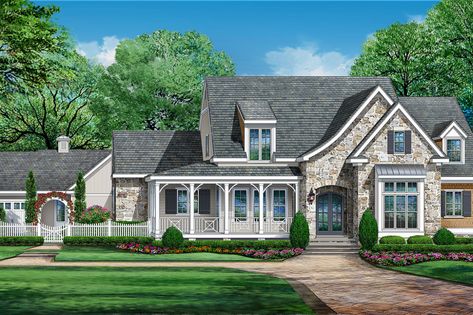 Southern Living Custom Builder Program Showcase Home | Morning Star Builders Elberton Way House Plan, Elberton Way, Warehouse Living, Southern Living House Plans, Southern Living Homes, Morning Star, Outdoor Living Areas, Southern Living, Golf Course