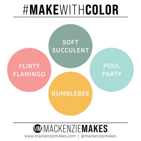 2021-2023 In Colors - Mackenzie Makes 2023 Color Schemes, Stamp Organization, Canva Colors, Trending Paint Colors, Color Combinations For Clothes, Colour Combos, Paper Ideas, Colour Combo, Color Techniques