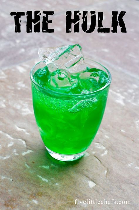 Serve Avengers party drinks at your next movie night. Celebrate the super heros; Captain America, The Hulk and Iron Man with special non-alcoholic recipes. Hulk And Iron Man, Birthday Alcohol, Alcoholic Recipes, Don Perignon, Your Next Movie, Party Drinks Alcohol, Non Alcoholic Wine, Top Drinks, Drink Recipes Nonalcoholic