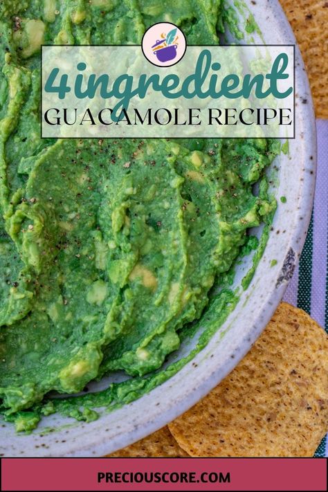 You don’t always have to spend time dicing ingredients when making guacamole. Here is a simple and no-fuss 4 Ingredient Guacamole Recipe that’s perfect for serving with tortilla chips or Plantain Chips. Making Guacamole, Guacamole Recipe Easy, How To Make Guacamole, Easy Guacamole, Plantain Chips, Plantains Fried, Best Salad Recipes, Guacamole Recipe, 4 Ingredient