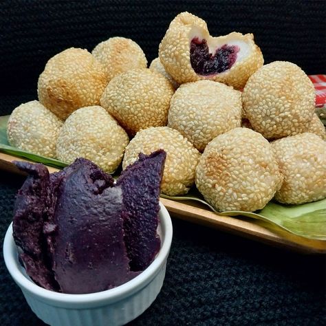 Ube Filling Recipe, Buchi Recipe, Homemade Chinese, Filipino Desserts, Asian Desserts, Filling Recipes, Food Cravings, Homemade Recipes, Quick Saves