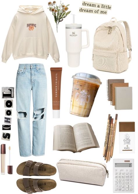 back to school Outfit | ShopLook Soft Pastel Outfits, Sporty Style Outfits, Cozy Sweaters Outfits, Y2k Fashion Aesthetic, Outfits Sporty, Outfit School, High Fashion Trends, Back To School Outfit, First Day Of School Outfit