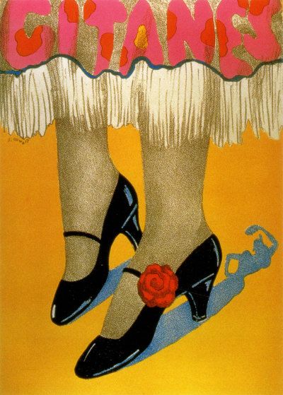 Seymour Chwast, Flamenco Shoes, Aiga Design, Painted Wardrobe, Shoe Poster, Primitive Painting, American Primitive, Apartment Art, Visual Culture