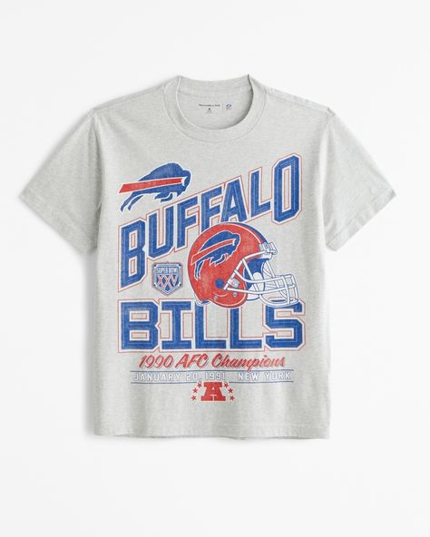 NFL Buffalo Bills Graphic Tee | NFL NFL | Abercrombie.com Buffalo Bills Shirt, New York January, Bills Shirts, Nfl Buffalo Bills, Men's Tops, Buffalo Bills, Detroit Lions, Laid Back Style, Perfect Man