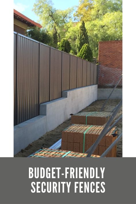 Security Fence Residential, Commercial Fence, Security Fencing, Fence Wall Design, Security Gates, Security Fence, Fire Escape, Fence Gate, Fence Design