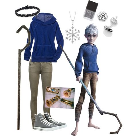 Jack Frost outfit Jack Frost Halloween Costumes, Jack Frost Inspired Outfits, Jack Frost Outfit, Jack Frost Costume, Jack Frost Cosplay, Diy Pants, Movie Inspired Outfits, Geek Clothes, Disney Bound Outfits