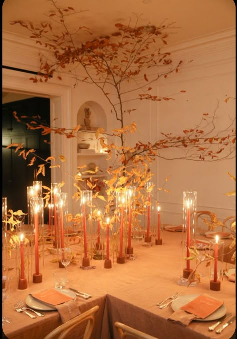 Athena Calderone, Earthy Wedding, Table Layout, Autumn Home Decor, Autumn Ideas, Table Scape, Diy Trends, Deco Floral, Fall Table