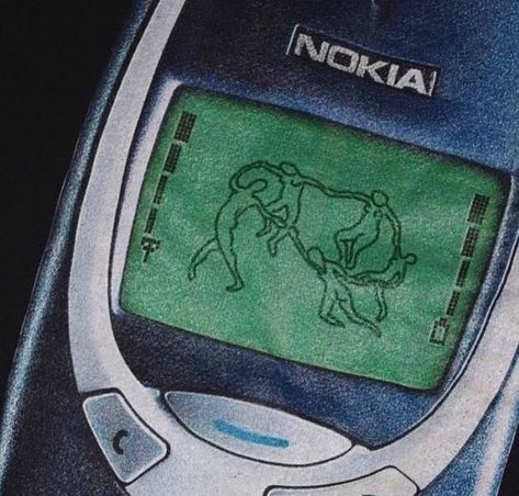 Lindsay Bottos on Instagram: "“The Dance” by Matisse x Nokia 3310 Advertisement, 2000" Old Nokia, Daniel Richter, 90s Aesthetic, Metal Gear, Retro Futurism, Pics Art, Henri Matisse, Green Aesthetic, Wall Collage